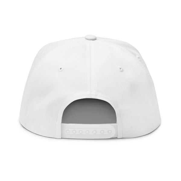 Stylish Embroidered Flat Bill Cap - Trendy Headwear, Unique Accessory, Perfect Gift, Casual Style, Unisex Cap