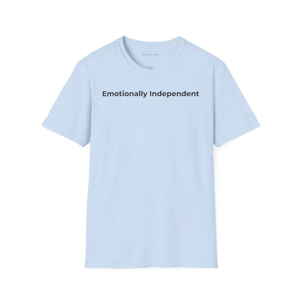 Emotionally Independent T-Shirt — Minimalist Self-Love Tee