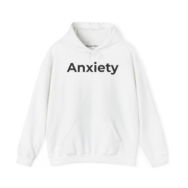 Anxiety Hoodie — Minimal Mental Health Awareness Pullover