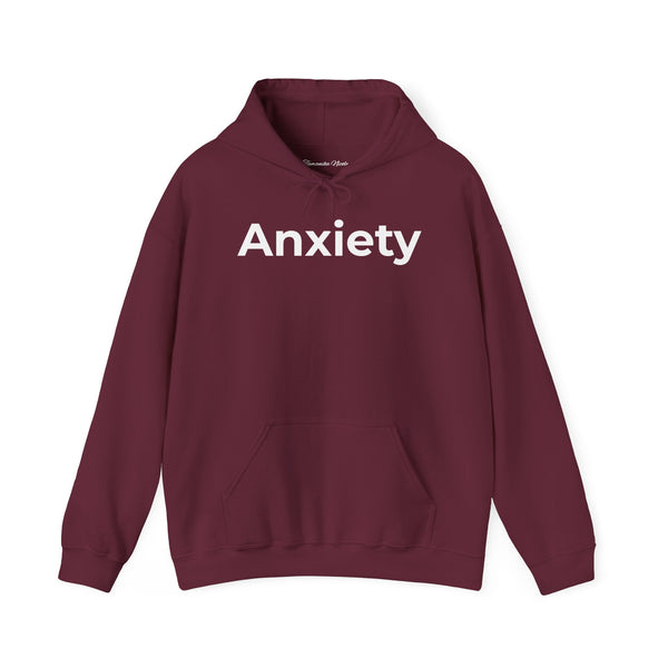 Anxiety Hoodie — Minimal Mental Health Awareness Pullover