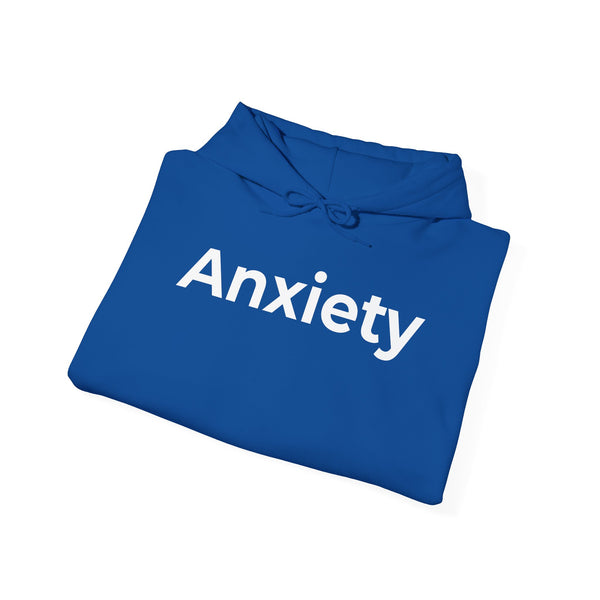 Anxiety Hoodie — Minimal Mental Health Awareness Pullover