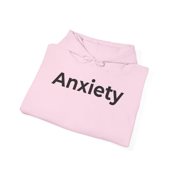 Anxiety Hoodie — Minimal Mental Health Awareness Pullover