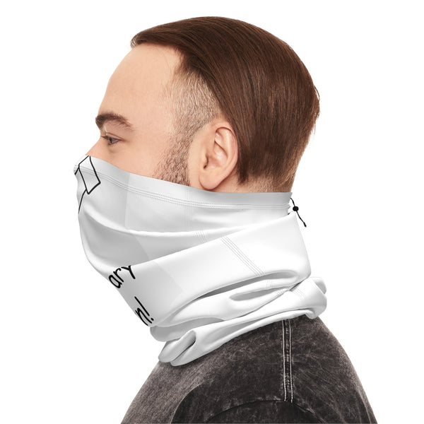 Winter Neck Gaiter With Drawstring