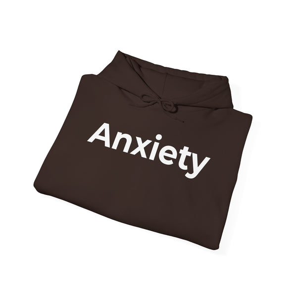 Anxiety Hoodie — Minimal Mental Health Awareness Pullover