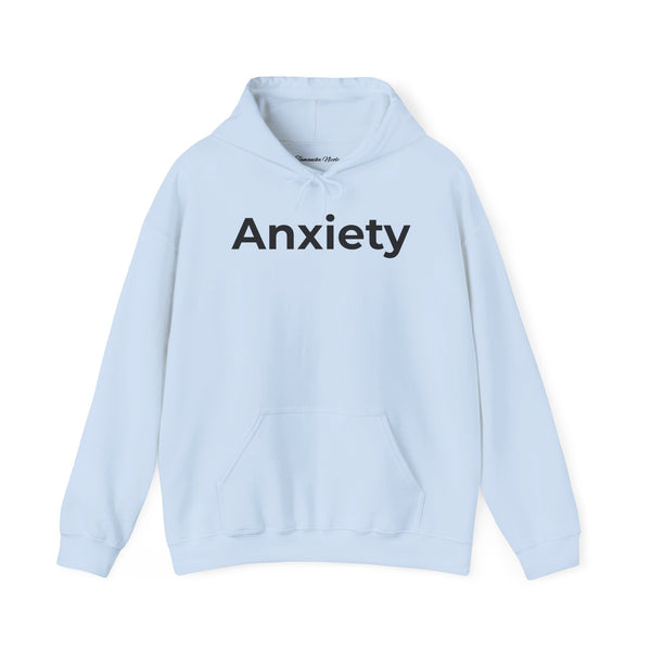 Anxiety Hoodie — Minimal Mental Health Awareness Pullover