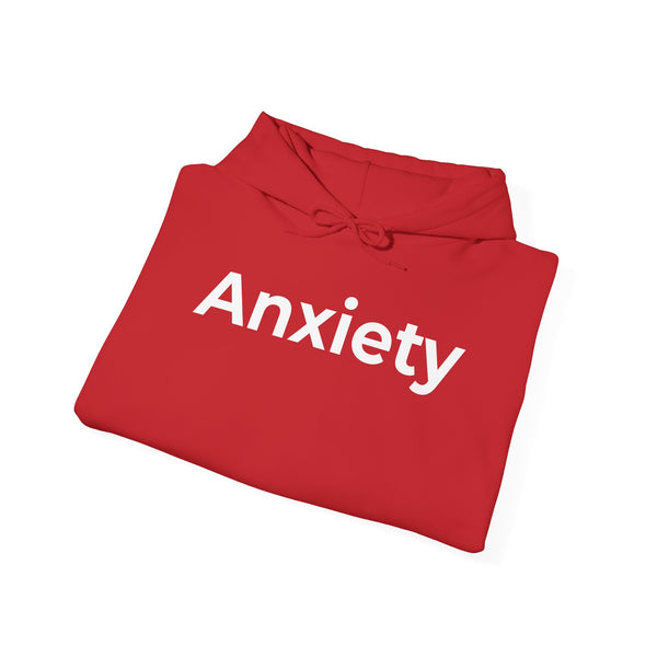 Anxiety Hoodie — Minimal Mental Health Awareness Pullover