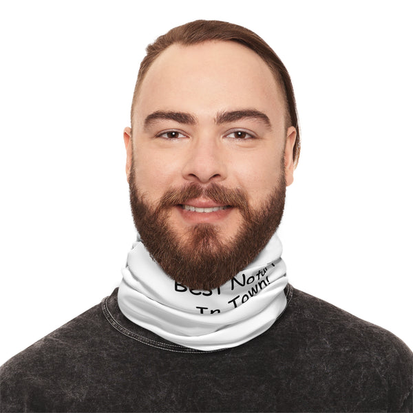 Winter Neck Gaiter With Drawstring