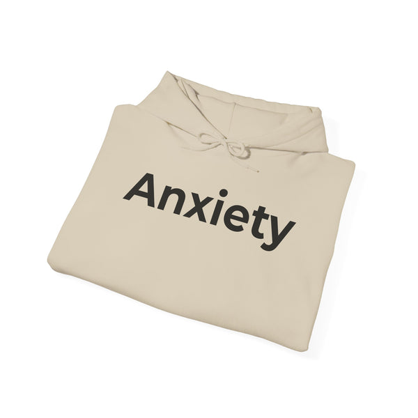 Anxiety Hoodie — Minimal Mental Health Awareness Pullover