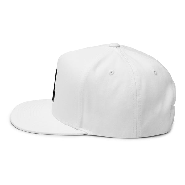 Stylish Embroidered Flat Bill Cap - Trendy Headwear, Unique Accessory, Perfect Gift, Casual Style, Unisex Cap