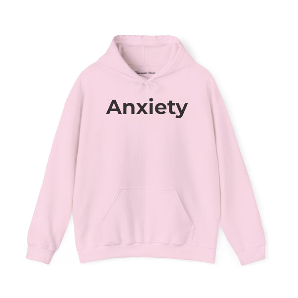 Anxiety Hoodie — Minimal Mental Health Awareness Pullover