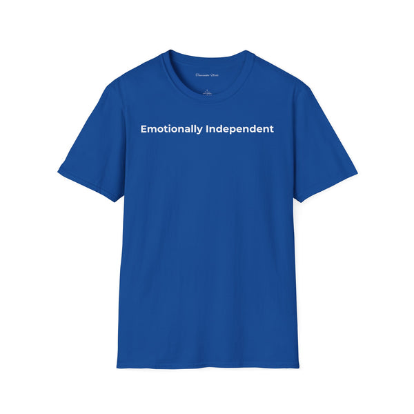 Emotionally Independent T-Shirt — Minimalist Self-Love Tee