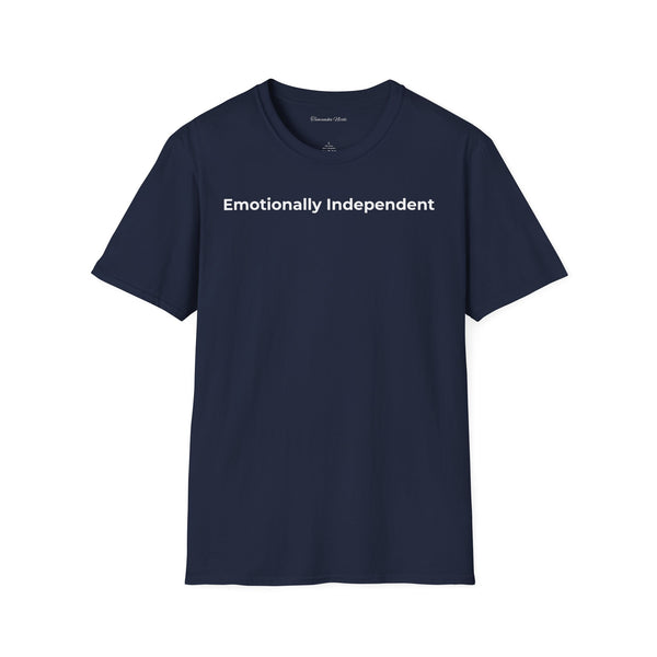 Emotionally Independent T-Shirt — Minimalist Self-Love Tee