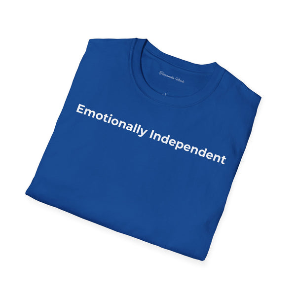 Emotionally Independent T-Shirt — Minimalist Self-Love Tee