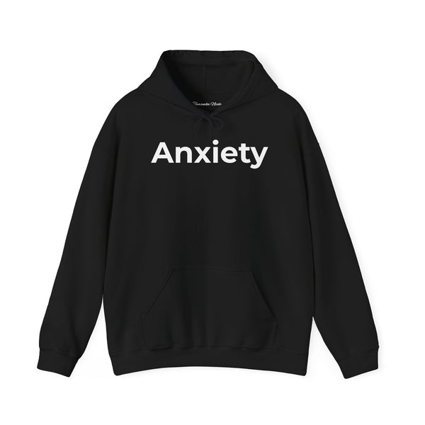 Anxiety Hoodie — Minimal Mental Health Awareness Pullover