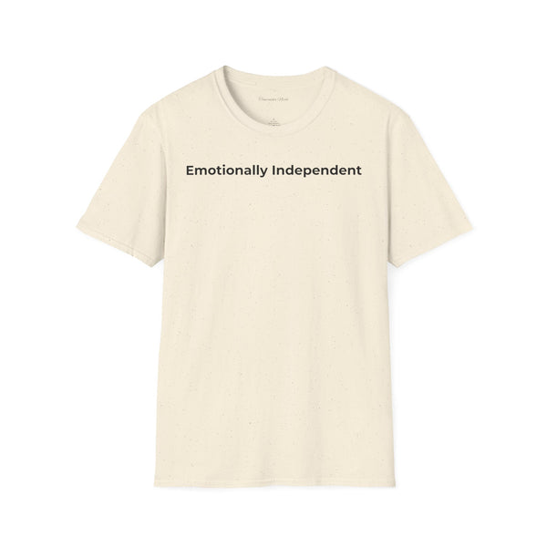 Emotionally Independent T-Shirt — Minimalist Self-Love Tee