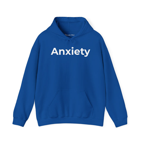 Anxiety Hoodie — Minimal Mental Health Awareness Pullover