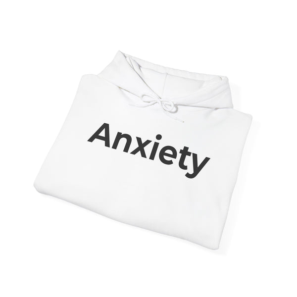 Anxiety Hoodie — Minimal Mental Health Awareness Pullover
