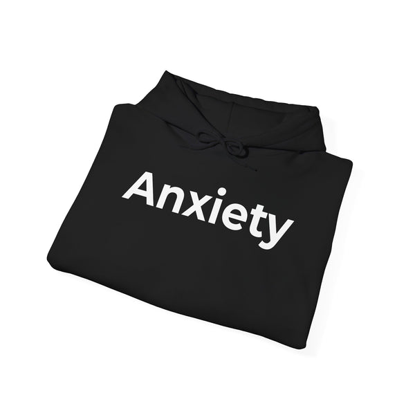Anxiety Hoodie — Minimal Mental Health Awareness Pullover