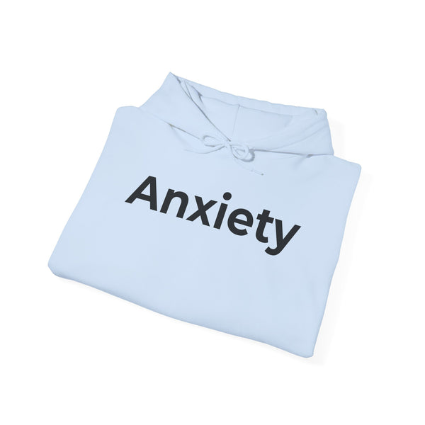 Anxiety Hoodie — Minimal Mental Health Awareness Pullover
