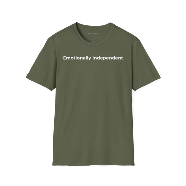 Emotionally Independent T-Shirt — Minimalist Self-Love Tee