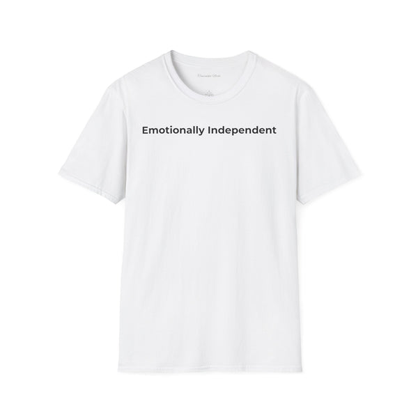 Emotionally Independent T-Shirt — Minimalist Self-Love Tee