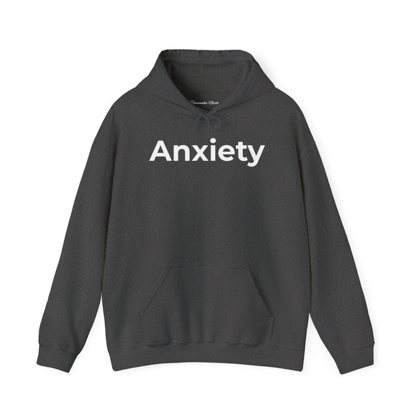 Anxiety Hoodie — Minimal Mental Health Awareness Pullover
