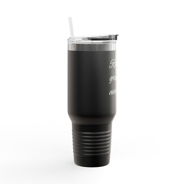 "Raising Greatness Every Day" 40oz Insulated Travel Mug — Motivational Tumbler
