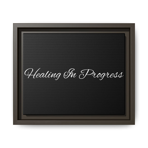 Healing in Progress Framed Canvas Print