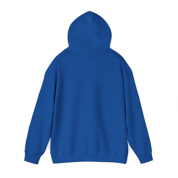 Comfort Over Chaos Hoodie — Minimalist White Pullover with Positive Message