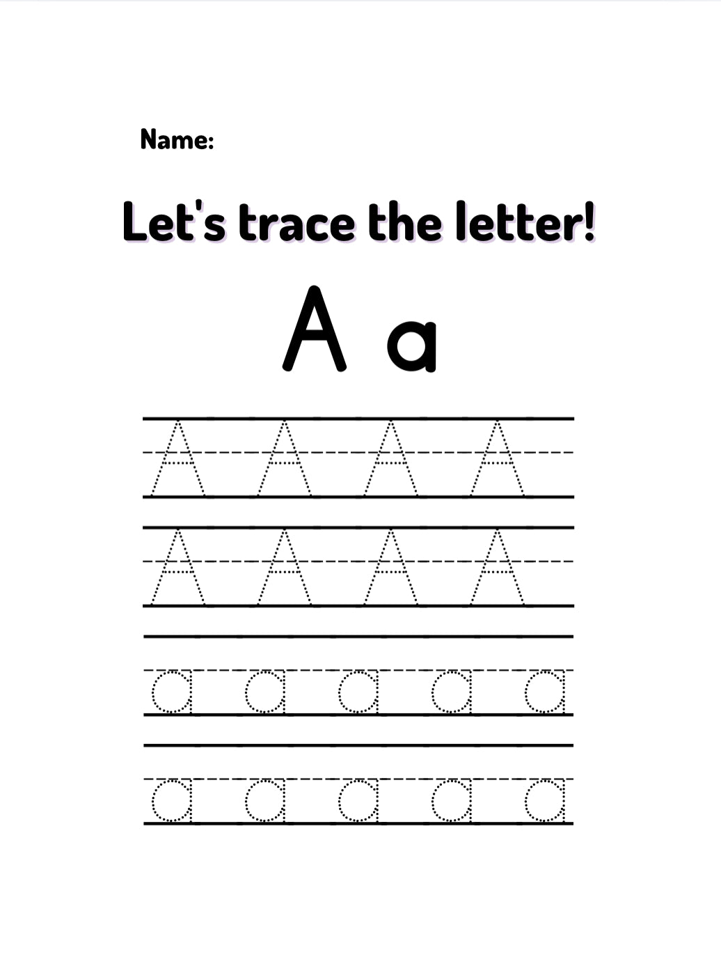 Trace￼ & Learn Workbook