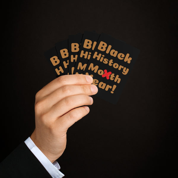 Black history year Custom Poker Cards