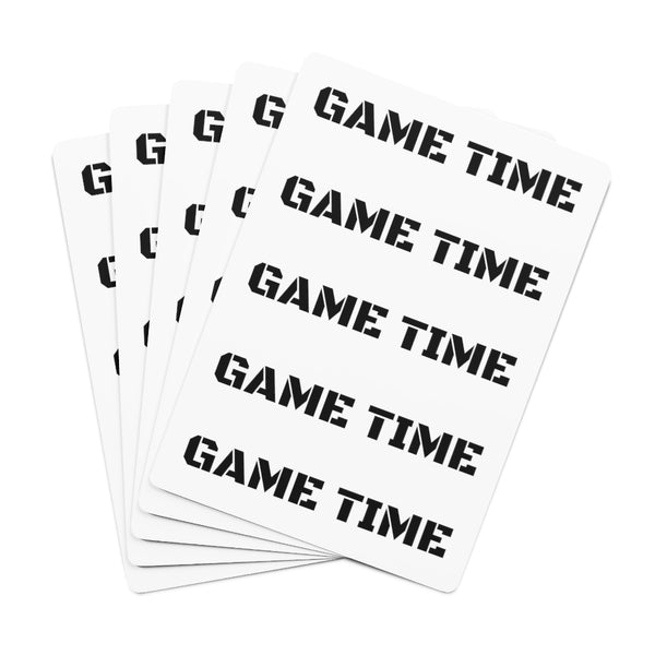 GAME TIME Custom Poker Cards