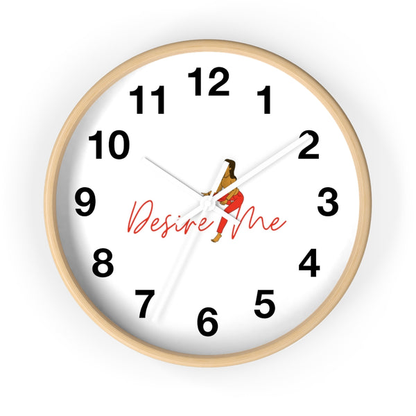 Desire Me Wall clock