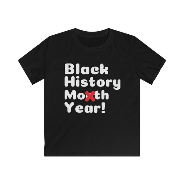 Black history year Kids Softstyle Tee