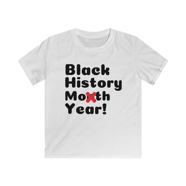 Black history year Kids Softstyle Tee