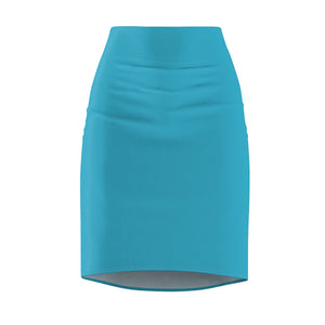 Teal Women's Pencil Skirt