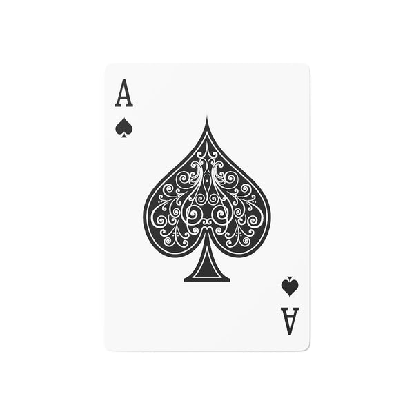 Desire Me Black Custom Poker Cards