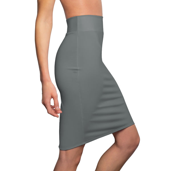 Gray Women's Pencil Skirt