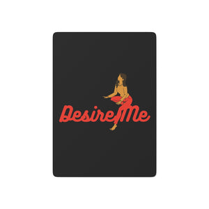 Desire Me Black Custom Poker Cards