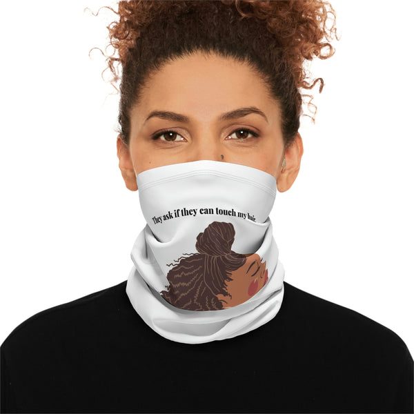 Winter Neck Gaiter With Drawstring