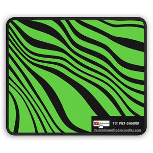 Green & Black Gaming Mouse Pad