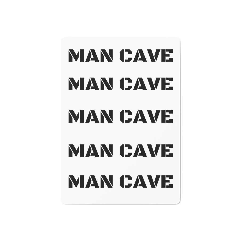 MAN CAVE Custom Poker Cards