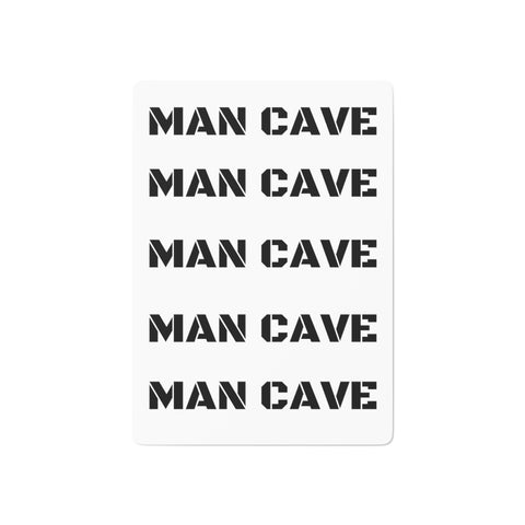 MAN CAVE Custom Poker Cards