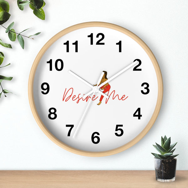 Desire Me Wall clock