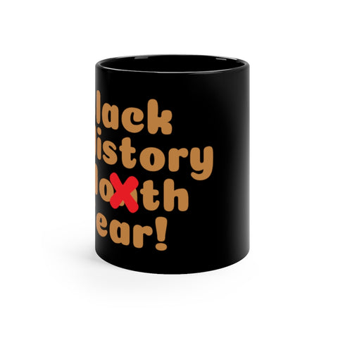 Black history year 11oz Black Mug