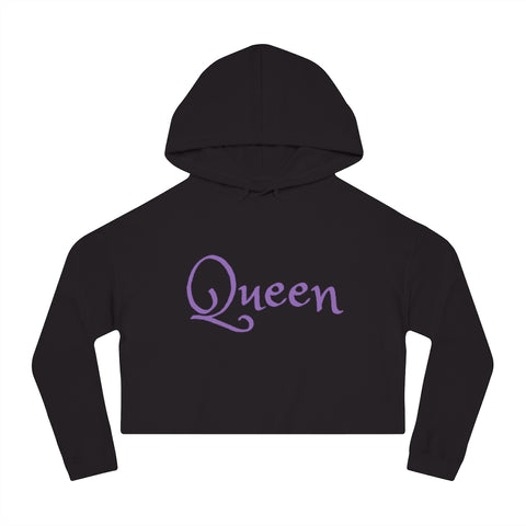 Queen Women’s Cropped Hooded Sweatshirt