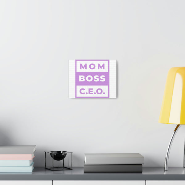 Mom boss Canvas Gallery Wraps