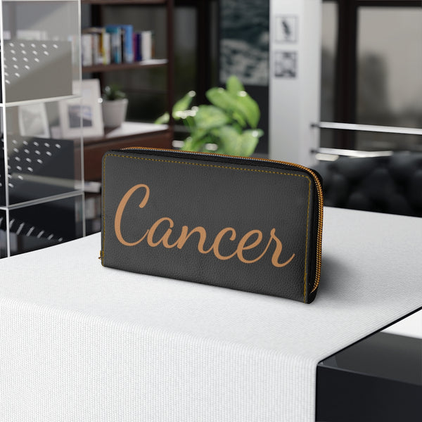 Cancer Zipper Wallet