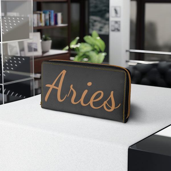 Aries Zipper Wallet