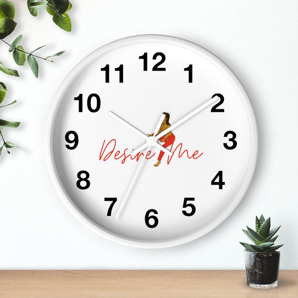 Desire Me Wall clock